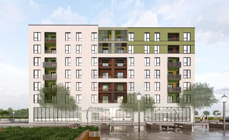 Tirane, shitet apartament 1+1+Ballkon Kati 6, 70 m² 83.201 € 