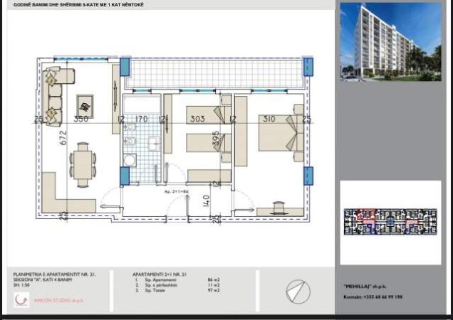 Tirane, ofert Kati 4, 97 m² 58.200 Euro (Teuta)