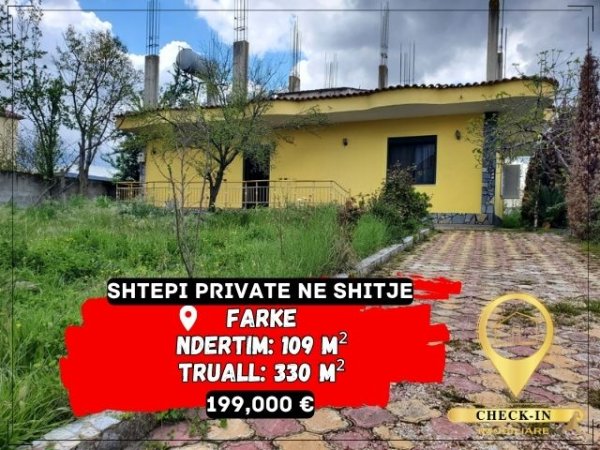 Tirane, shitet shtepi 1 Katshe Kati 0, 110 m² 199.000 Euro (Farke)