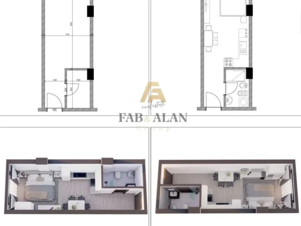Golem, shitet garsonier Kati 2, 35 m² 45.400 € (Golem)