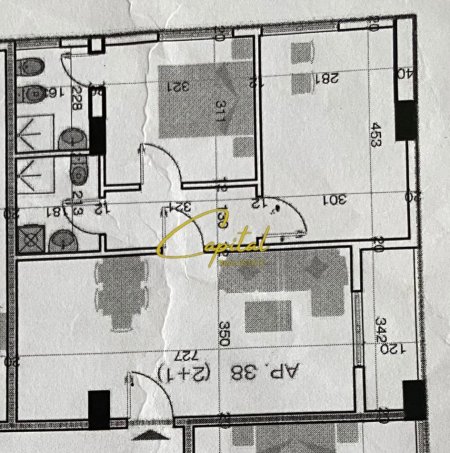 Tirane, shitet apartament 2+1 Kati 2, 84 m² 135.000 € (ASTIR)