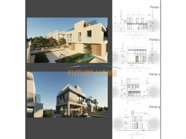 Tirane, shitet Vile 2 Katshe , 233 m² (Lemons Residence, Liqeni i Thate)