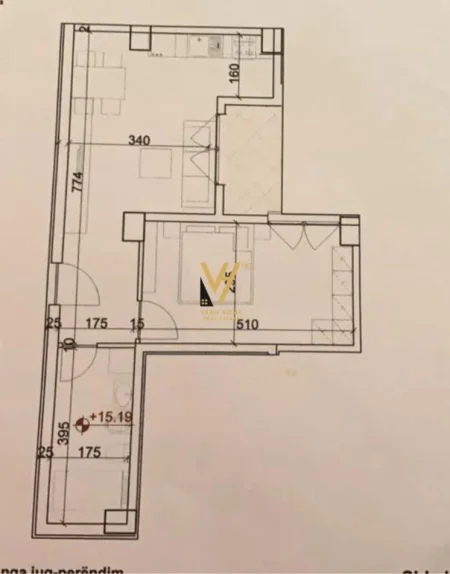 Tirane, jepet me qera apartament 1+1+Ballkon Kati 3, 70 m² 550 € (RRUGA DRITAN HOXHA)