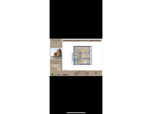 Tirane, shes apartament 2+1+Ballkon Kati 1, 114 m² 