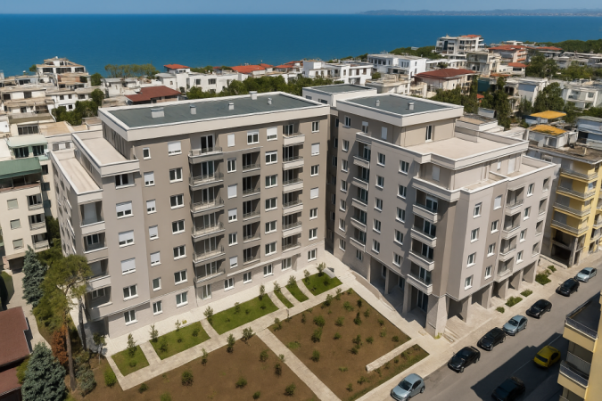 Durres, shitet apartament 2+1+Ballkon , (Golem Durres)