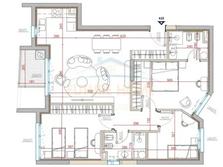 Tirane, shitet apartament 3+1 Kati 5, 131 m² 26.360.000 € 