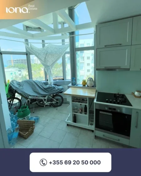 Golem, shitet apartament+verande | Penthouse Kati 4, 260 m² 360.000 € (50m Distanc nga Deti)