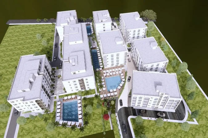 Golem, shes apartament 2+1+Ballkon Kati 5, 75 m² (PLAZHI I GOLEMIT)