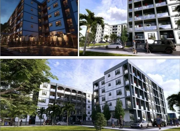 Golem, shes apartament 2+1+Ballkon Kati 5, 75 m² (PLAZHI I GOLEMIT)