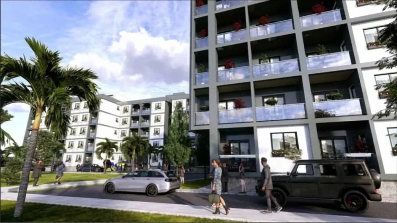 Golem, shes apartament 2+1+Ballkon Kati 5, 75 m² (PLAZHI I GOLEMIT)