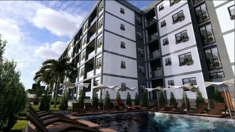 Golem, shes apartament 2+1+Ballkon Kati 5, 75 m² (PLAZHI I GOLEMIT)