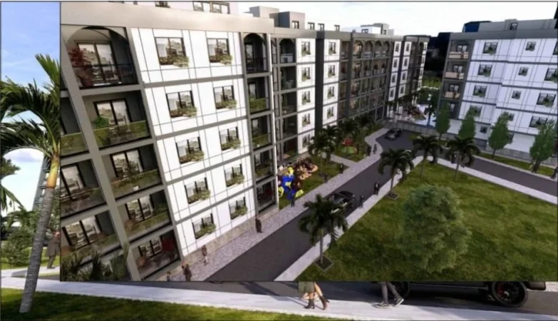 Golem, shes apartament 2+1+Ballkon Kati 5, 75 m² (PLAZHI I GOLEMIT)