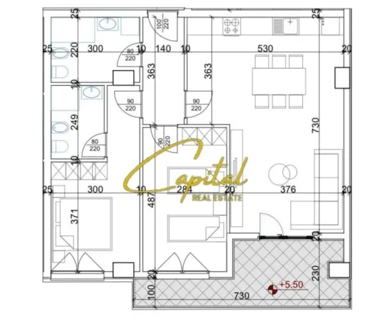 Tirane, shitet apartament 2+1 Kati 3, 117 m² 182.000 € (RRUGA DRITAN HOXHA)