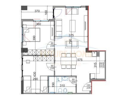 Tirane, shitet apartament 2+1 Kati 1, 87 m² 17.120.000 € 