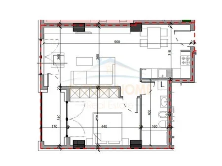 Tirane, shitet apartament 1+1 Kati 4, 81 m² 20.450.000 € 