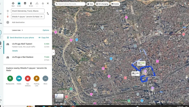 Tirane, shes apartament 2+1+Aneks+Ballkon Kati 1, 98 m² (Rruga fortuzi)