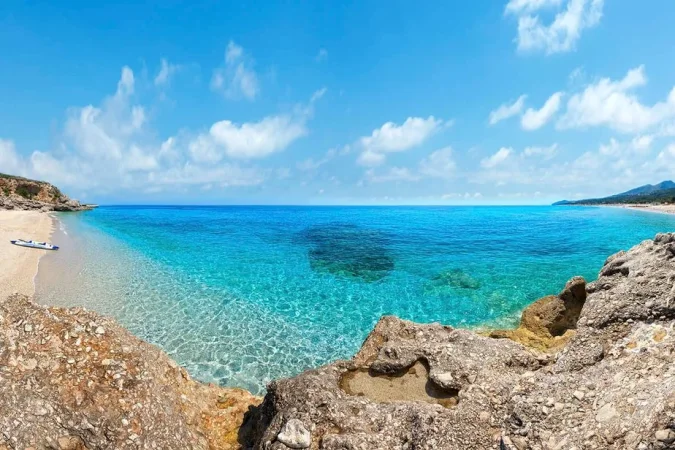 Dhermi - Drymades , shitet apartament 2+1+Ballkon Kati 2, 91 m² (Drymades Dhermi)