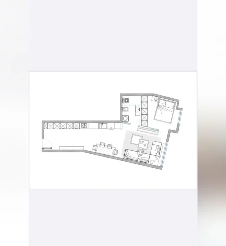 Shitet Super Apartament 1+1 tek Pazari i Ri 5 min nga Qendra e Tiranes    180.000 €