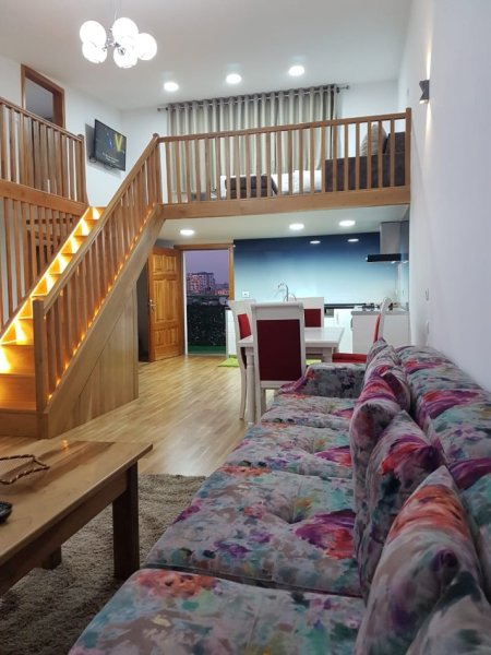 Tirane, jepet me qera apartament 2+1 Kati 5, 110 m² 600 € (Rruga e Durresit, prane gjimnazit Qemal Stafa)