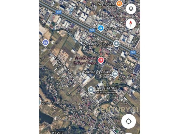 Tirane, jepet me qera toke , 4.050 m² (mezez top channel)