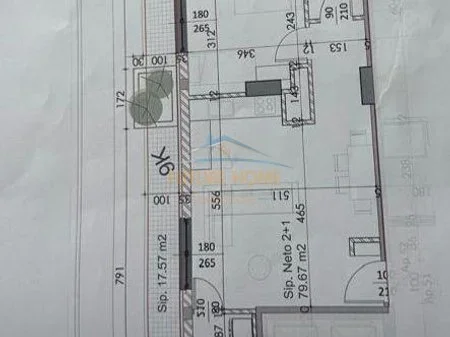 Tirane, shitet apartament 2+1 Kati 9, 92 m² 16.665.000 € 