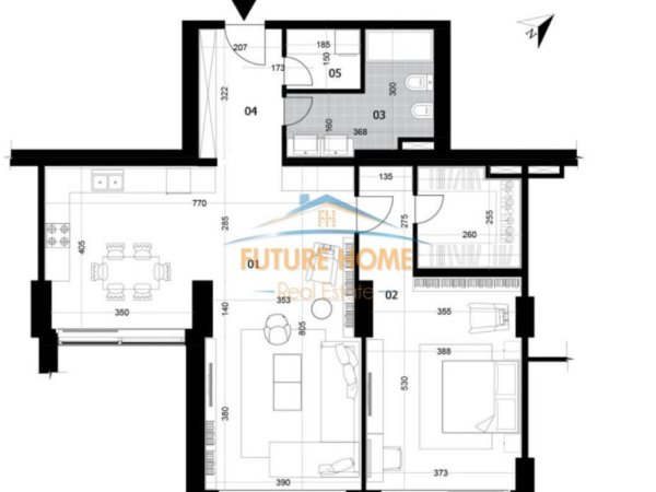 Tirane, shitet 1+1 , 138 m² (Rruga e Elbasanit,DownTown 1)