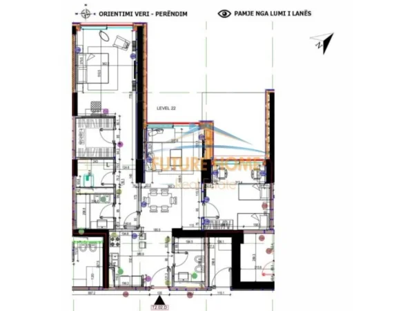 Tirane, shitet apartament 2+1 , 153 m² (Rruga e Elbasanit,DownTown 1)
