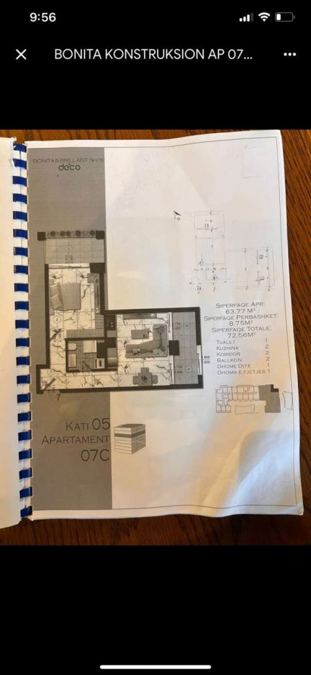 Durres, shes apartament 1+1 Kati 5, 72 m² 76.200 Euro (Golem)
