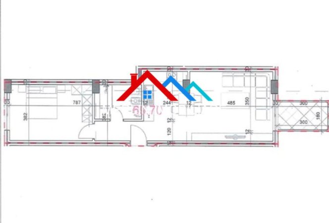 Tirane, shitet apartament 1+1+Ballkon Kati 1, 83 m² 130.000 € (KODRA E DIELLIT 2)