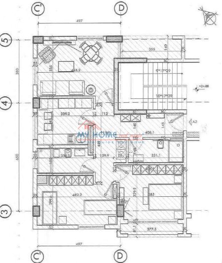 Tirane, shitet apartament 2+1+Ballkon Kati 7, 113 m² 380.000 € (Myslym Shyri)