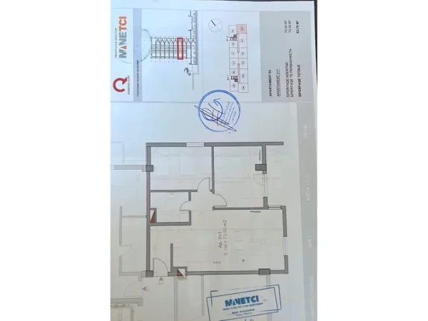 Tirane, shitet apartament 2+1 Kati 3, 84 m² 93.000 € 