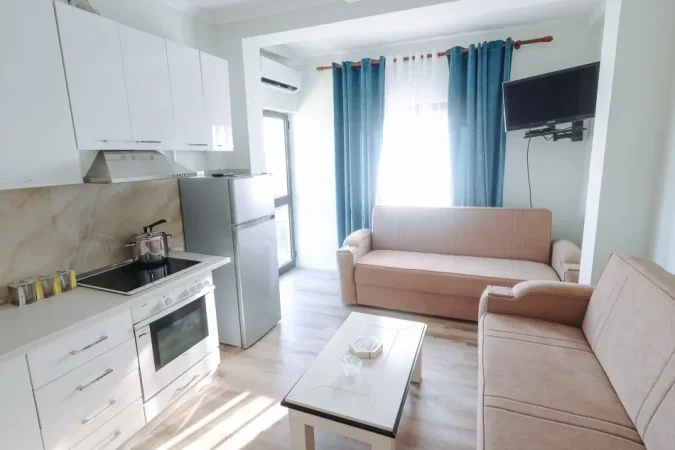 Golem, shitet apartament 1+1+Ballkon Kati 5, 74 m² 58.000 € 