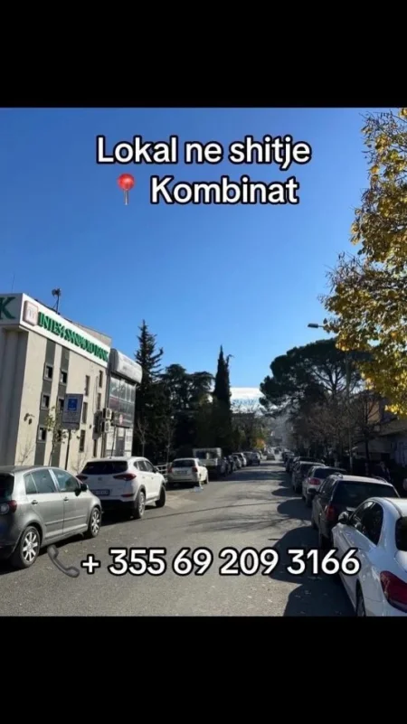 Tirane, shitet lokal Kati 0, 106 m² (Kombinat)