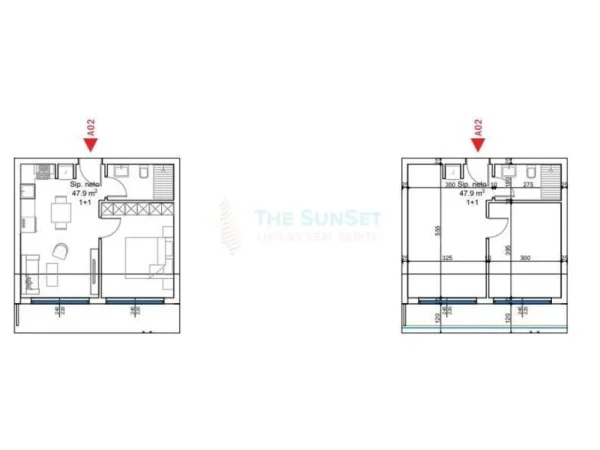 Vlore, shitet apartament 1+1 Kati 1, 55 m² 192.500 € (Rradhime Vlore)