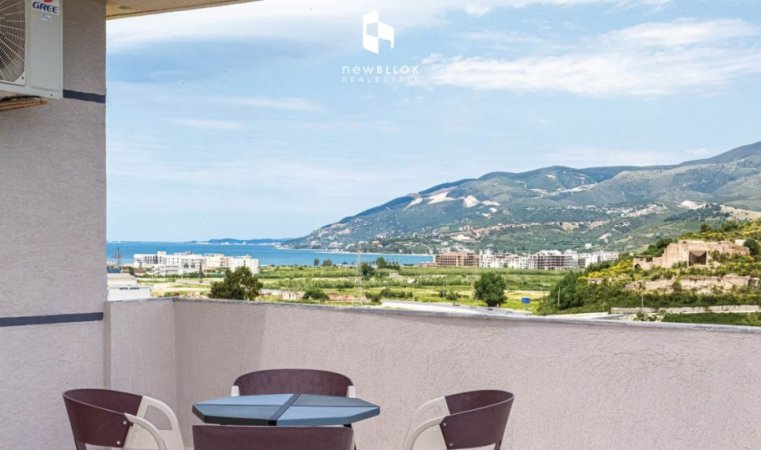 Shitet Penthouse GJIGAND (Si Vilë) : 3+1+2wc & Verandë (250m2) +Taracë (198800 €) 120m2 | ( 15 min nga Green Coast 🌊) 📍Rradhimë – Me Pamje nga Deti