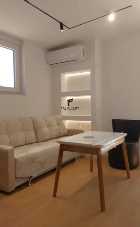 Tirane, jepet me qera apartament 1+1 Kati 9, 60 m² 600 € (STACIONI TRENIT)