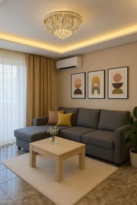 Tirane, jepet me qera apartament 1+1+Ballkon Kati 2, 68 m² 580 € (rruga e dibres)
