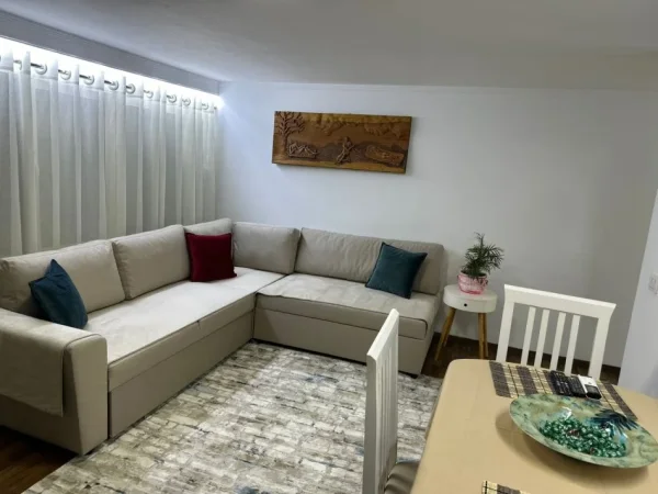 Tirane, jepet me qera apartament duplex 1+1 Kati 1, 60 m² 600 € (KOMUNA E PARISIT, RRUGA BILAL GOLEMI, PRANE PARKUT OLIMPIK)