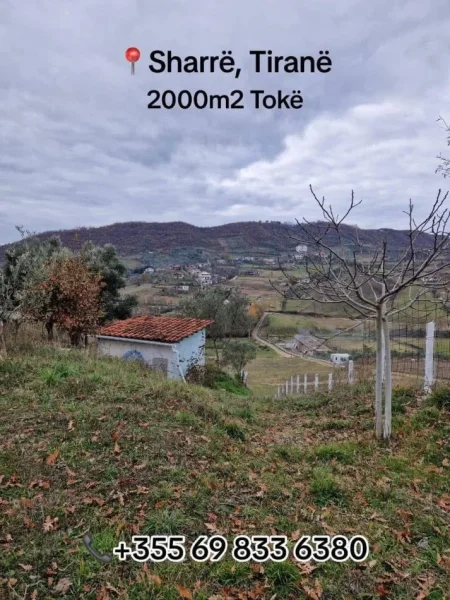 Tirane, shitet toke , 2.000 m² (Sharre, Tirane)