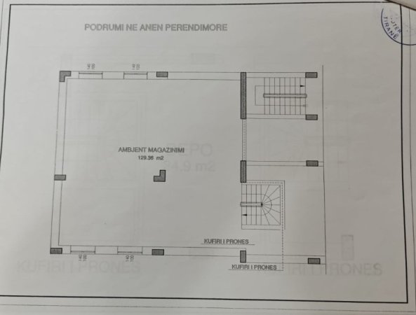 Super mundesi!!! jepet me qera dyqan Kati 0, (122m2+ 129 m2 bodrum), 240 m² 3.500 € (Prane Stadiumit Dinamo)