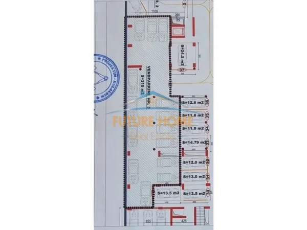 Tirane, shitet magazine Kati -1, 310 m² 372.000 € (Green City,Unaza Re)