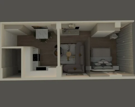 Tirane, shitet apartament 1+1+Aneks Kati 2, 50 m² 75.000 € (laprake)