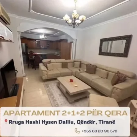 Tirane, jepet me qera 2+1+Ballkon Kati 2, 85 m² 700 €