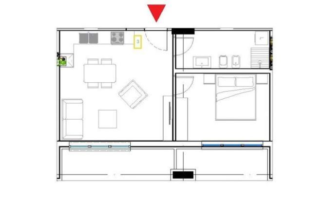 Tirane, shitet apartament 1+1+BLK Kati 5, 75 m² 97.240 Euro (Bulevardi i Ri)