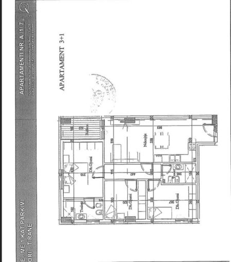 Tirane, shitet apartament 3+1 Kati 7, 93 m² 88.500 Euro (Rruga 29 Nentori)