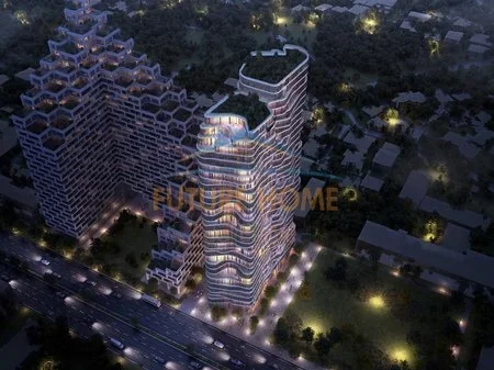 Tirane, shitet apartament 1+1+Ballkon Kati 8, 93 m² 185.500 € (Rruga Dritan Hoxha, Rezidenca Top Seven Tower)