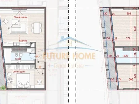 Tirane, shitet apartament 1+1+Ballkon Kati 8, 93 m² 185.500 € (Rruga Dritan Hoxha, Rezidenca Top Seven Tower)