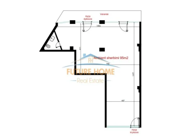 Tirane, shitet ambjent biznesi Kati 0, 95 m² 260.000 € (Don Bosko,Prane AHF)