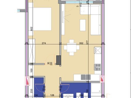 Tirane, shes apartament 1+1+Ballkon Kati 9, 80 m² 152.000 € 