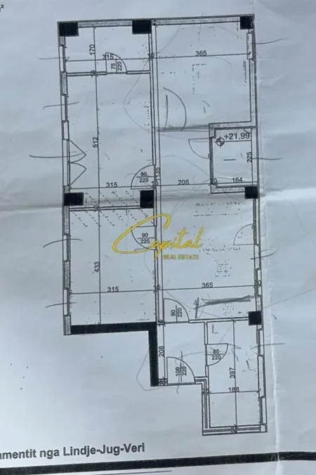 Tirane, shitet apartament 2+1 Kati 6, 117 m² 218.000 € (RRUGA DRITAN HOXHA)